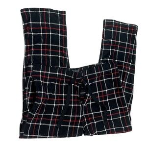 Berkeley Jensen men’s plaid pajama pants size XL drawstring pocket black, red